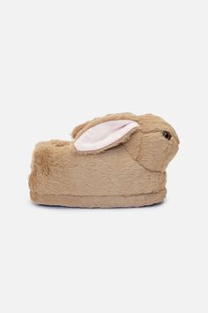 tan Novelty Slippers, Bunny Shape, Fun Slippers, Cheap Slippers, Bunny Slippers, Cute Slippers, Floppy Ears, Bunny Designs, Cute Notebooks