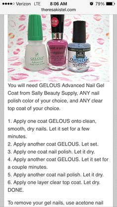 Sally Beauty Supply, Gel Natural, Manicure Diy, Nails Polish, Dry Nails, Manicure Y Pedicure