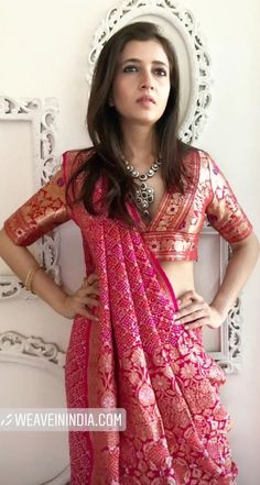 Banarasi Saree Blouse Ideas, Bandhini Saree Blouse Patterns Latest, Blouses For Bandhani Saree, Blouse Patterns For Banarasi Saree, Bandhini Lehenga Choli, Blouse Pattern For Bandhani Saree, Bandhej Saree Blouse Designs Latest, Bandhni Saree Blouse Designs Latest, Bandhani Saree Draping Styles