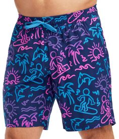 Don’t fret: technically it’s a sketchy surfer, but it only exists in our imagination – and now, our swim trunks. Reminiscent of the doodles you drew daily in your school notebooks, the Sketchy Surfer Stretch Swim Trunks give the nostalgic feel of anxiously awaiting summer that we admittedly still get, without all the pressure of having to ask permission to use the restroom. Men's Summer Outfits, Tipsy Elves, Mens Summer Outfits, School Notebooks, Shark Tank, Mens Navy, Swim Trunks, Mens Summer, Summer Outfits