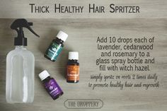 Young Living Hair, Hair Serums, Eo Blends, Thicker Healthier Hair