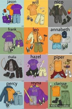 the names of different types of clothing