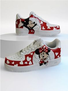 custom shoes Disney art, sneakers unisex nike air force 1, casual shoe, fashion, gift, nike, sexy, handpainted, customization, personalized gifts, AF 1
Made to order

!!!!! Attention! When choosing a size, focus on the length of the shoes in the size chart

Welcome to the world of unique style and vivid impressions! We present you white custom Nike Air Force 1 sneakers with an exclusive painting depicting your favorite characters - Mickey and Minnie Mouse. These sneakers are not just shoes, they Custom Sneakers Nike, Custom Nike Air Force 1, Custom Nike Air Force, Air Force 1 Sneakers, Painted Sneakers, Custom Nike Shoes, Sneakers Patterns, Custom Nike, Painted Jeans