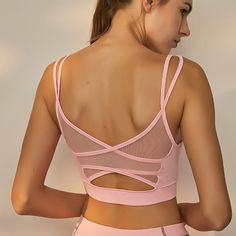 Mesh Back I High Impact I Breathable I Push Up Yoga Bra Tops, Estilo Fitness, Yoga Iyengar, Sports Bra Top, Yoga Journal, Yoga Activewear, Running Fitness, Vinyasa Yoga, Pilates Reformer