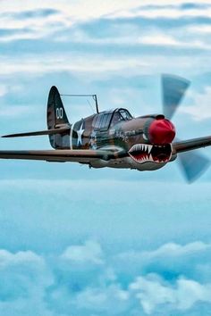 Fighter Planes Art, P40 Warhawk, Ww2 Fighter Planes