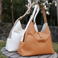 Classic hobo bag with go-with-everything color $92.99 Over The Shoulder Bag, Large Handbags Tote, Over The Shoulder Bags, Large Tote, Vintage Leather, Hobo Bag, Large Bags, Tote Handbags