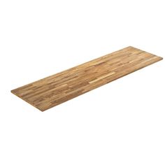 a wooden table top on a white background