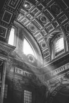 black and white photograph of an ornate building