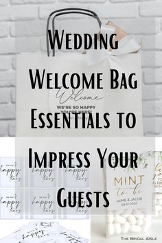 wedding welcome bag essentials to impress your guests