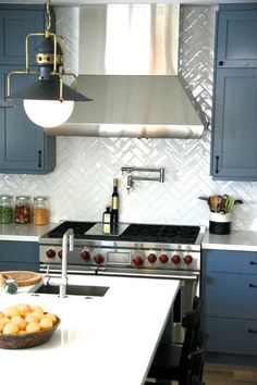 the kitchen is clean and ready to be used by someone in their home or business