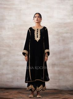 Heena Kochhar, Ootd Summer, Pure Black, Dress Indian Style