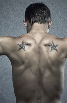 a man with three stars on his back