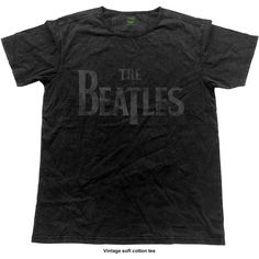 Beatles Vintage, Beatles Tshirt, Vintage Logo Design, Logo Vintage, Band Logos, Band Shirts, Quality T Shirts, Vintage Logo, Fashion Tees