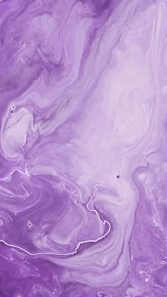 an abstract painting with purple and white swirls on the bottom right corner, as if it were fluid paint