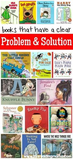 children's books that have a clear problem and solution for them to solve their problems