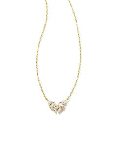 A pendant necklace and a butterfly shape is truly a match made in style heaven. Meet the Blair Gold Butterfly Small Short Pendant Necklace in White Crystal, your new jewelry box favorite. Subtle enough for daily wear and glamorous enough for special occasions, we know you’ll love this signature Kendra Scott silhouette. Metal 14k Gold Over Brass Material White CZ Closure Lobster Clasp W/ Single Adjustable Slider Bead Size 19" Chain, 0.61"L X 0.44"W PendantDue to the one-of-a-kind nature of the me Delicate White Gold Butterfly Necklace, White Butterfly Pendant Necklace With Delicate Chain, Kendra Scott Butterfly Necklace, Kendra Scott Necklace Butterfly, Kendra Scott Butterfly Necklace Pink, White Butterfly Necklace For Gifts, Fine Jewelry, Short Pendant Necklace, Kendra Scott Necklace, Boutique Trends