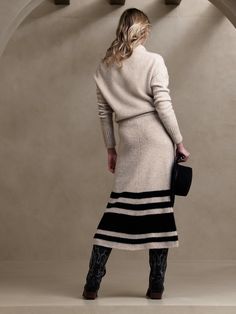 Tulsi Sweater Skirt | Banana Republic Chic Wool Sweater Dress For Fall, Winter Knee-length Knit Skirt, Chic Winter Pencil Skirt, Chic Midi-length Knit Skirt, Classic Winter Pencil Skirt, Chic Knit Skirt For Fall, Chic Knee-length Knit Skirt, Cozy Knit Winter Skirt, Cozy Knit Skirt For Winter