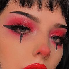 Makeup Emo, E Girl Makeup, Egirl Makeup, Clown Girl, Killer Clown, Aesthetic Fairy, Alternative Makeup