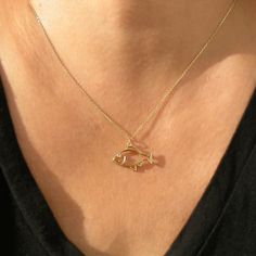 Fish Neclace 14k Solid Gold Solitaire Diamond Gemstone Fish Animal Pendant Gold Pisces Necklace Birthday Gift For Her Handmade Fine Jewelry ▶ 𝙋𝙍𝙊𝘿𝙐𝘾𝙏 𝙁𝙀𝘼𝙏𝙐𝙍𝙀𝙎 * 14k Solid Gold Necklace * Total Carat: 0.01 ct * Diamond Quality: G Colour VS Clarity * Total Numbers Of: 1 * Fish Width: 2 cm ( 0.78 inches) * Fish Length: 1.50 cm ( 0.59 inches) ❤️Fish Symbol Meaning The Pisces symbol meaning is known as the last zodiac sign in the horoscope rating. It symbolizes the primacy of all zodia Elegant 14k Gold Fish-shaped Jewelry, Elegant Fish-shaped Formal Jewelry, Gold Fish-shaped Necklace For Gift, Elegant Yellow Gold Fish Shaped Necklace, Pisces Symbol, Pisces Jewelry, Pisces Pendant, Pisces Necklace, Fish Animal