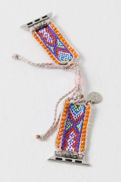 Friendship Bracelet Apple Watch Band | Free People Cute Watch Band, Friendship Bracelet Apple Watch Band, Apple Watch Cute Bands, Apple Watch Jewelry Band, Boho Apple Watch Band, Preppy Apple Watch Bands, Apple Watch Bracelet Stack, Easy Bracelets To Make, Cape Diablo