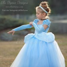 10 Years Girl Dress, Cinderella Dress Up, Cinderella Dress For Girls, Birthday Princess Dress, Light Up Dresses, Kids Summer Dresses, Girls Ball Gown