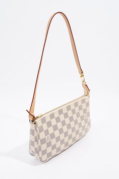 Brand: Louis VuittonStyle: Pochette AccessoiresSize: One SizeWidth: 23cmHeight: 13cmDepth: 4.5cmStrap Drop: 24cmExterior Condition: ExcellentInterior Condition: ExcellentColour: Damier AzurInterior Colour: CreamHardware Colour: GoldMaterial: Coated CanvasProduct Code: CA 4153Manufactured In: FranceComes With: Original Box and DustbagDelivery 5-8 or 10-15 working days Please note that during high season and Sale period, delivery times may be affected We accept payment with a Credit card, Debit ca Pochette Accessories Damier Azur, Dream Bags, Girly Bags, Fancy Bags, Louis Vuitton Pochette, Pretty Bags, Birthday Wishlist, Lv Bag, Debit Card