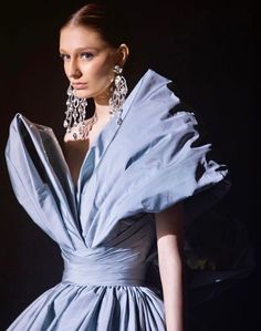 Ice Blue Color, Elie Saab Spring, Elie Saab Couture, Miuccia Prada, Gowns Of Elegance, Elie Saab, Couture Fashion