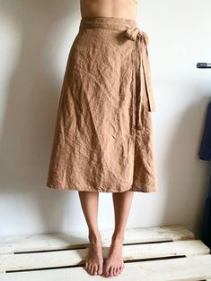 Linen Wrap Skirt high waisted skirt natural linen skirt for | Etsy Chic Asymmetrical Linen Skirt, Spring Linen Wrap Skirt, Asymmetrical, Chic Beige Linen Maxi Skirt, Chic Asymmetrical Linen Wrap Skirt, Long Linen Wrap Skirt, Summer Linen Flared Wrap Skirt, Chic Linen Lined Wrap Skirt, Flared Linen Wrap Skirt For Summer, Lined Linen Wrap Skirt For Summer