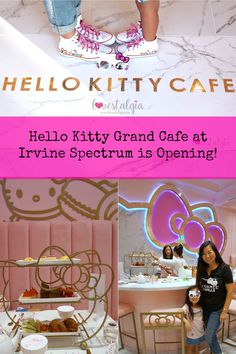 hello kitty grand cafe at tryne spectum's opening in las angeles, california