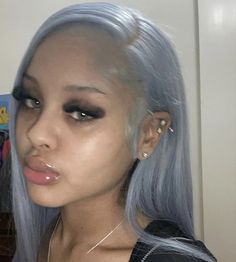 Makeup 2000s, Y2k Cybercore, Cute Hair Colors, Hair Inspiration Color, Hair Inspo Color