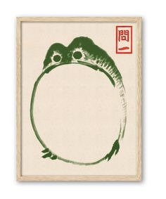 PRICES MAY VARY. Japanese Artistry in Focus: Invite the tranquil essence of Japanese art into your space with Matsumoto Hoji's green frog woodblock poster. This 12x16-inch framed wall art embodies a timeless blend of tradition and serenity. Natural Oak Wood Frame: Elevate your décor with the organic allure of a natural oak wood frame, providing both durability and understated elegance to enhance the ambiance of your living room or bathroom. Premium Canvas Print: Immerse yourself in the delicate Matsumoto Hoji, Frog Wall Art, Natural Oak Wood, Zen Wall Art, Frame Canvas, Funny Posters, Green Frog, Living Room Bathroom, Understated Elegance