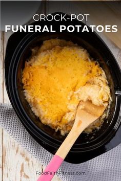 These Crock-pot Funeral Potatoes are the ultimate crowd-pleaser, perfect for potlucks, family gatherings, or whenever you need a cozy side dish. Set it and forget it! Potatoes Crockpot, Potato Recipes Crockpot, Thanksgiving Crockpot Recipes, Sausage Crockpot, Drumstick Recipes, Chicken Drumstick Recipes, Potato Recipes Side Dishes, Crockpot Recipe, Sour Cream And Onion