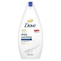 Dove Deeply Nourishing Shower Gel 450ml (15.2 fl oz) is a body wash that provides long-lasting nourishment. In fact, this shower gel's formula is sulfate-free and contains mild and naturally derived cleansing agents. So, it provides a gentle but effective wash that doesn't strip the skin of its natural moisture. The formula is also rich in hydrating ingredients, such as glycerin, sunflower oil, and skin-natural moisturizers, helping to nourish and moisturize the skin. This product has a fresh fr Dove Body Wash, Skin Dryness, Skin Care Range, Natural Moisturizer, Gentle Cleanser, Body Cleanser, Smoother Skin, Fresh Fragrances, Sunflower Oil