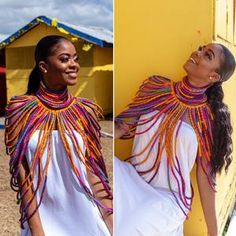 Dress me up fabric rope necklace set – SanJules Fabric Rope, New Natural Hairstyles, Poetic Justice Braids, African Accessories, African Necklace, Tie Dye Outfits, Fabric Necklace, Multi Layer Necklace, Maasai