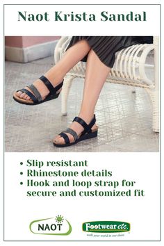 Check out Naot shoes like the Krista Sandal and more at Footwearetc.com! Naot Shoes, Comfy Sandals, Summer Entertaining