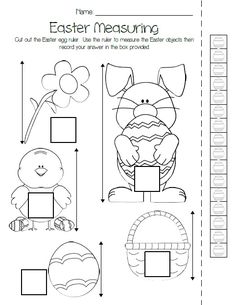 an easter themed worksheet for kids