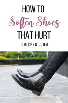 #shoehacks#tipsforshoes# How To Soften Leather, Soften Heels, High Heel Hack, Breaking In Shoes, Typical Girl, Steel Toe Shoes