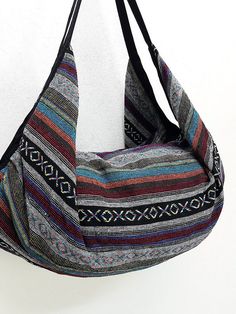 Diy Hobo Bag, Tie Dye Bags, Yoga Mat Bag, Hippie Bags, Mat Bag, Hand Woven Pillows, Boho Bag, Woven Bag, Tote Purse