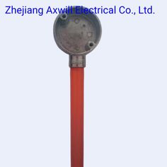 an orange pole with a red handle on it and the words zhenliang kwil electrical co, ltd