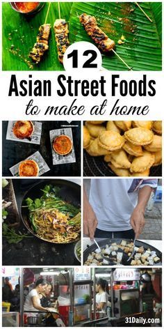 Traveling Asia with Asian Street Food to Make at Home | 31Daily.com Food To Make At Home, Street Food At Home, Bagel Sandwiches, Traveling Asia, World Street Food, Street Food Design, Foods To Make, 31 Daily, Italian Street Food