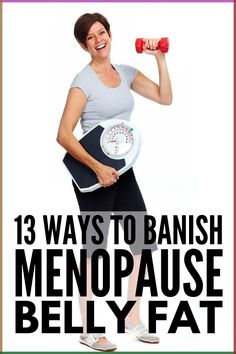 How To Get Rid of Menopause Belly Fat | From hot flashes, to night sweats, to mood swings, perimenopause and menopause can cause many uncomfortable symptoms. Many women gain weight during the transition to menopause, particularly around their midsection, which can lead to metabolic syndrome and other health-related conditions. The good news is that it IS possible to lose weight after menopause, and this post includes lifestyle changes plus diet and exercise tips to help! Fitness Challenge, Diet Keto, Lose 50 Pounds, Stubborn Belly Fat, Lose Belly, Healthy Weight, Lose Belly Fat, Weight Gain, Belly Fat