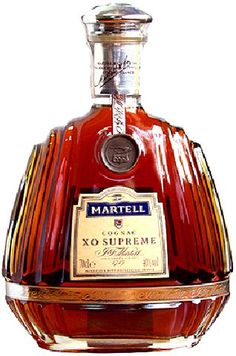 a bottle of martelle xo supreme