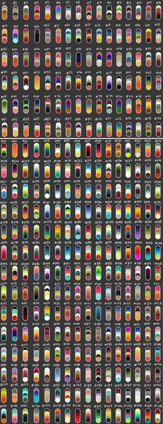 an image of cars that are all different colors