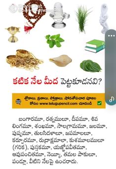 an advertisement with various items in the language of india and srishriya on it