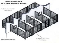 the diagram shows an indoor multi - tiered rungs package with several sections labeled