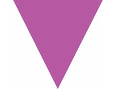 a purple triangle on a white background