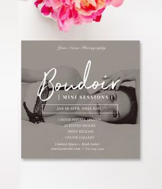 Boudoir Instagram Template - Boudoir 5x5 Template - Boudoir Marketing - Valentine's Marketing Mini Session Template, Facebook Templates, Studio Inspiration, Photography Templates, Photography Marketing, Marketing Template, Mini Session, Cover Template, Mini Sessions