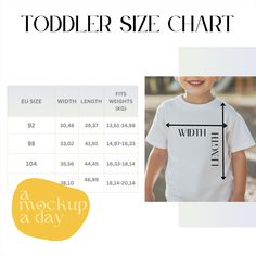 3001 kids sizing | 3001 size chart | 3001t size char | bella and canvas | bella canvas |bella canvas 3001t | bella canvas size | kid shirt size guide | kids size chart |size chart | size chart bella |size chart mockup | toddler size chart | Modern minimalist size chart | Toddler boy EU size chart with weight Please read this before purchasing. PLEASE NOTE: 1. THIS IS A DIGITAL DOWNLOAD. NO PHYSICAL PRODUCT WILL BE SHIPPED TO YOU. You will receive no email. You will have to download your files. 2 Toddler Size Chart, Size Chart For Kids, Editing Tools, Professional Photographer, Beautiful Images, Kids Shirts, Digital Drawings, Modern Minimalist, Halloween Shopping