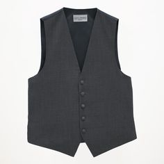 Grey Wool Vest Classic Tailored Gray Vest, Classic Gray Vest For Work, Gray Three-piece Suit For Work, Gray Tailored Vest For Business, Classic Gray Formal Vest, Classic Gray Three-piece Suit For Work, Gray Fitted Vest For Business, Fitted Gray Vest For Business, Classic Gray Three-piece Suit For Business Casual