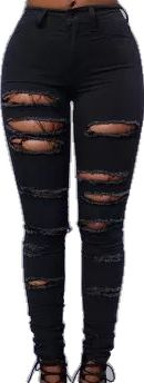 Black High-rise Jeans With Zipper Closure, Black High Rise Jeans With Zipper Closure, High Rise Black Jeans With Zipper Closure, Casual Ripped Black Jeans, Black Jeans With Zipper Closure For Fall, Black Denim Jeans With Zipper Closure, Grunge Jeans With Zipper Closure For Fall, Fall Grunge Jeans With Zipper Closure, Black Jeans With Zip Fly For Fall